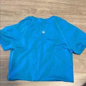 lululemon athletica Blue Short Sleeve Tee